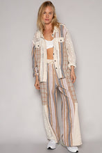Load image into Gallery viewer, POL Long Sleeve Plaid Hood Shirt