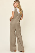 Load image into Gallery viewer, Double Take Full Size Sleeveless Wide Leg Jumpsuit with Pockets