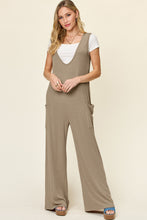 Load image into Gallery viewer, Double Take Full Size Sleeveless Wide Leg Jumpsuit with Pockets