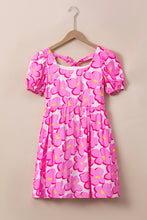 Load image into Gallery viewer, Printed Square Neck Short Sleeve Dress