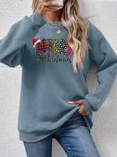 Load image into Gallery viewer, MERRY CHRISTMAS Round Neck Dropped Shoulder Sweatshirt