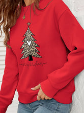 Load image into Gallery viewer, Christmas Tree Graphic Crewneck Sweatshirt