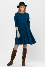 Load image into Gallery viewer, 3 layered tiered Flared Cotton Mini Dress