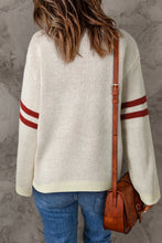 Load image into Gallery viewer, Heart Graphic Round Neck Sweater