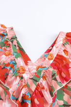 Load image into Gallery viewer, Ruffled V-Neck Mini Dress