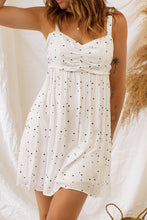 Load image into Gallery viewer, Star Print Ruched Sleeveless Dress