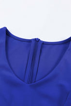 Load image into Gallery viewer, Belted Puff Sleeve V-Neck Jumpsuit