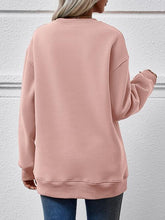 Load image into Gallery viewer, MERRY CHRISTMAS Round Neck Dropped Shoulder Sweatshirt