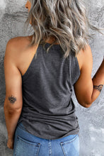 Load image into Gallery viewer, Round Neck Sleeveless BOO Graphic Tank Top
