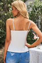 Load image into Gallery viewer, Lace Scalloped Short Puff Sleeve Top