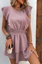 Load image into Gallery viewer, Textured Smocked Waist Layered Dress