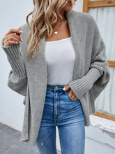 Load image into Gallery viewer, Dolman Sleeve Open Front Cardigan