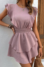 Load image into Gallery viewer, Textured Smocked Waist Layered Dress