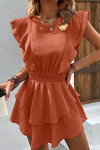 Load image into Gallery viewer, Textured Smocked Waist Layered Dress