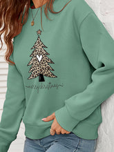 Load image into Gallery viewer, Christmas Tree Graphic Crewneck Sweatshirt