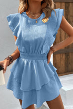 Load image into Gallery viewer, Textured Smocked Waist Layered Dress