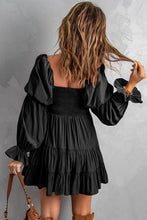 Load image into Gallery viewer, Smocked Off-Shoulder Tiered Mini Dress
