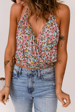Load image into Gallery viewer, Floral Surplice Neck Top