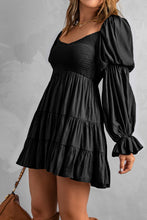 Load image into Gallery viewer, Smocked Off-Shoulder Tiered Mini Dress