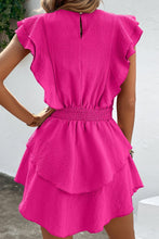 Load image into Gallery viewer, Textured Smocked Waist Layered Dress