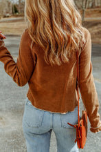 Load image into Gallery viewer, Double Take Long Raglan Sleeve Round Neck Top