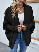 Load image into Gallery viewer, Dolman Sleeve Open Front Cardigan