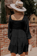 Load image into Gallery viewer, Round Neck Long Sleeve Mini Dress