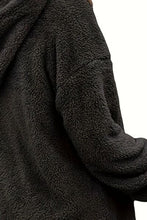 Load image into Gallery viewer, Half Zip Dropped Shoulder Oversized Hoodie