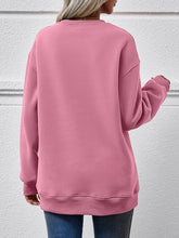 Load image into Gallery viewer, MERRY CHRISTMAS Round Neck Dropped Shoulder Sweatshirt