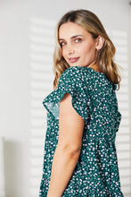 Load image into Gallery viewer, Double Take Short Flounce Sleeve Tiered Dress