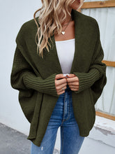 Load image into Gallery viewer, Dolman Sleeve Open Front Cardigan
