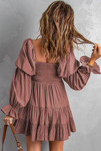 Load image into Gallery viewer, Smocked Off-Shoulder Tiered Mini Dress