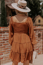 Load image into Gallery viewer, Round Neck Long Sleeve Mini Dress