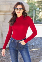 Load image into Gallery viewer, Basic Bae Full Size Mock Neck Long Sleeve Bodysuit