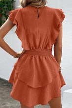 Load image into Gallery viewer, Textured Smocked Waist Layered Dress