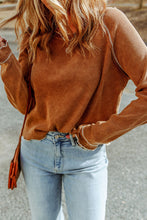 Load image into Gallery viewer, Double Take Long Raglan Sleeve Round Neck Top