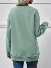 Load image into Gallery viewer, MERRY CHRISTMAS Round Neck Dropped Shoulder Sweatshirt