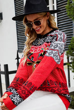 Load image into Gallery viewer, Christmas Ribbed Trim Sweater
