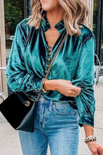Load image into Gallery viewer, Mock Neck Long Sleeve Blouse