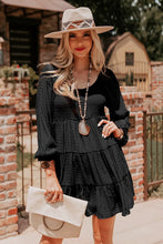 Load image into Gallery viewer, Round Neck Long Sleeve Mini Dress
