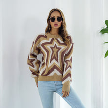 Load image into Gallery viewer, Star Dropped Shoulder Sweater
